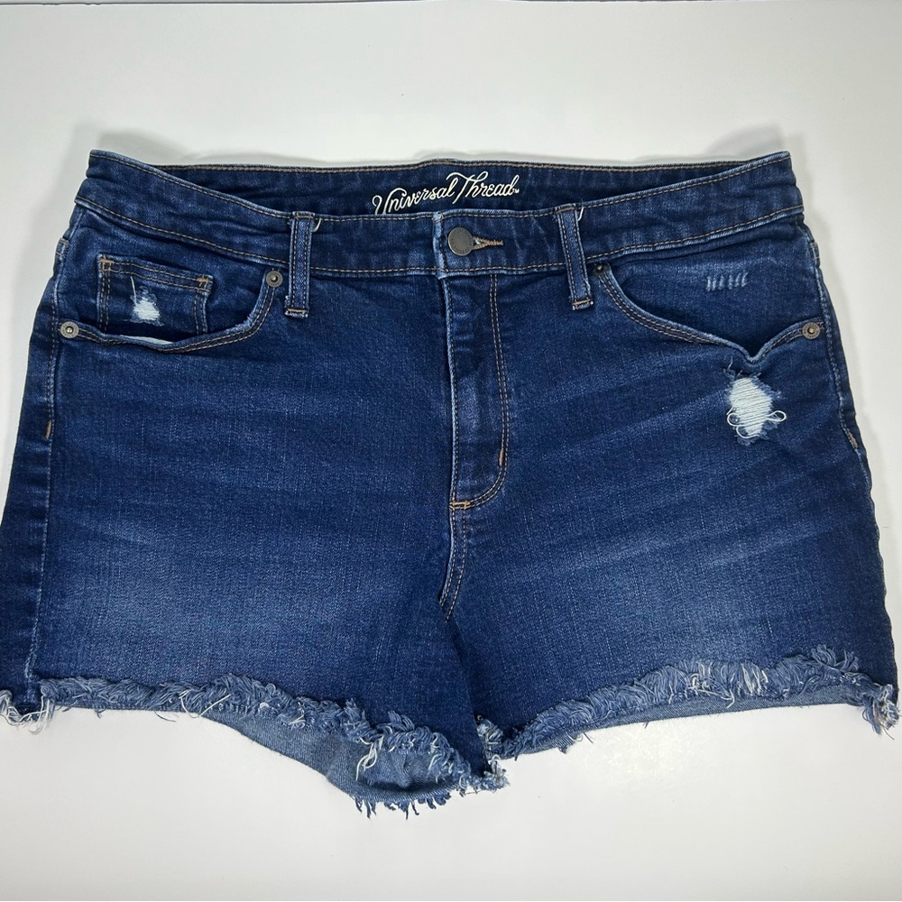 BUNDLE 2 Pairs Universal Thread Jean Shorts Size 12/31R - Picture 7 of 12